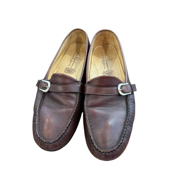 Martin Dingman Classic Diamond Mens 10M Buckle Loafer Brown Slip On Shoe main image 16